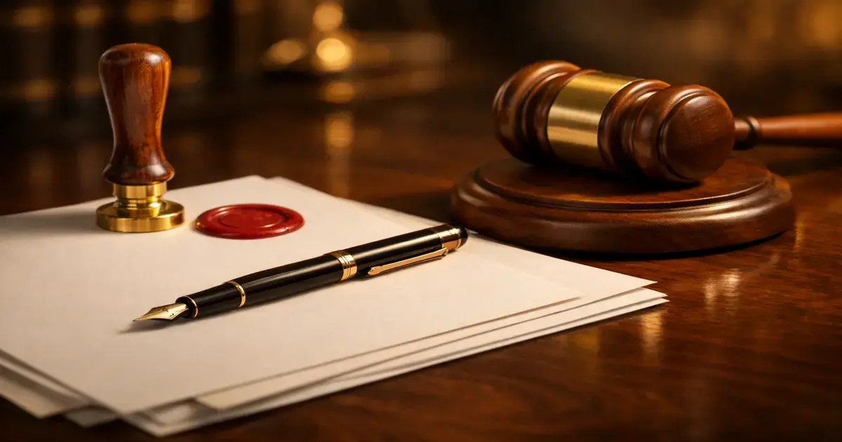 Featured symbolic legal illustration — commercial agency UAE