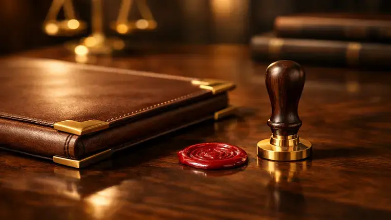 توثيق الوصية، ختم وملف رسمي — الإطار القانوني للمواريث والوصايا في الإمارات